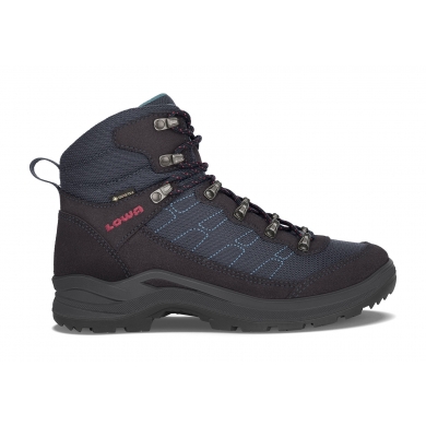 Lowa Hiking Shoes Taurus Pro Mid GTX (All-Terrain, Suede Leather, Waterproof) Navy Blue Women